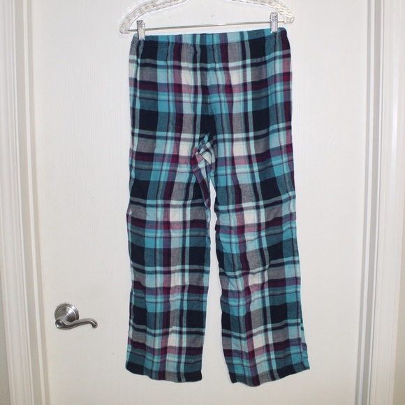 NAUTICA Sleepwear Plaid Multi-Colored Pajama Bottoms 100% Cotton - Size Small - Picture 6 of 8